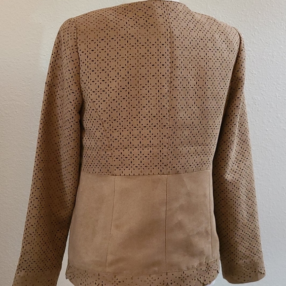 Chico's Faux Suede Lightweight Jacket - Picture 5 of 5